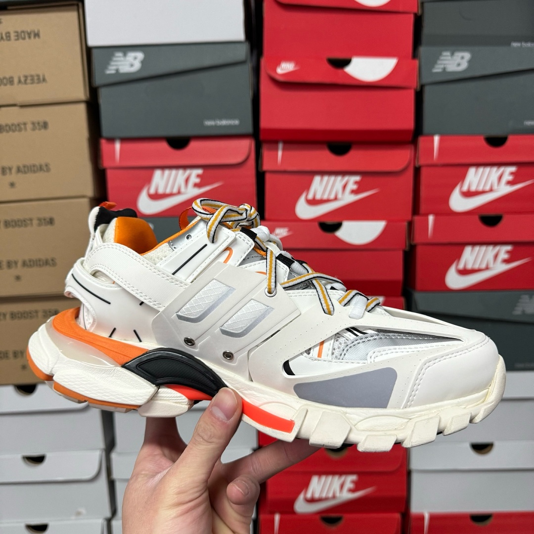 Balenciaga Track White Orange LED - Image 8