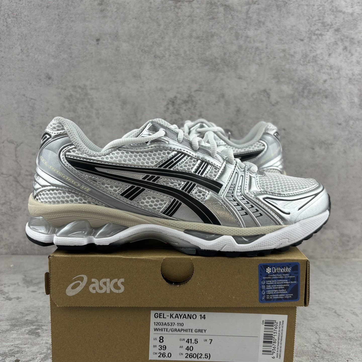 ASICS Gel-Kayano 14 White Graphite (Grey) - Image 10