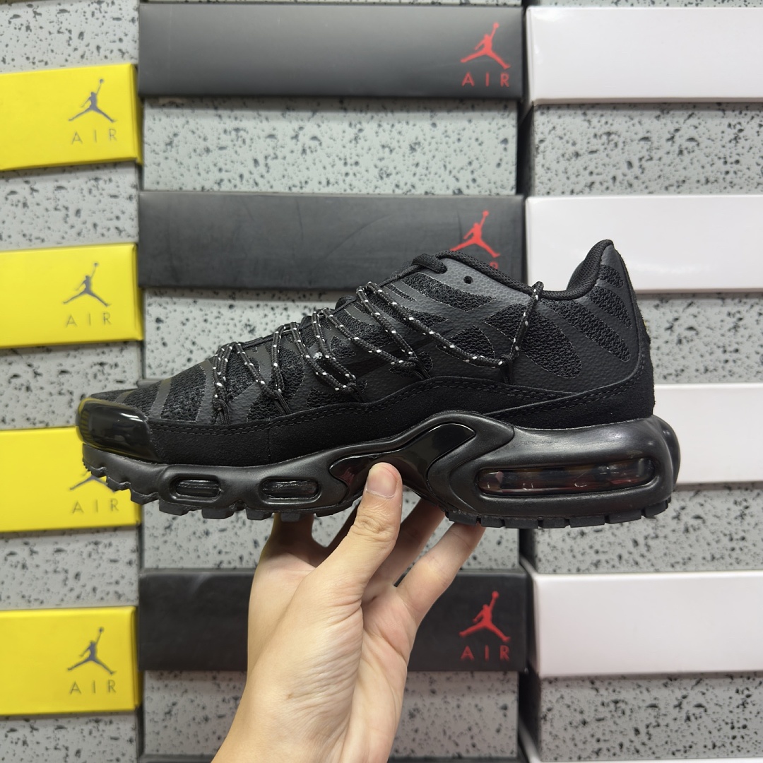 Nike Air Max Plus FD0670-001 Triple Black (Strap) - Image 9