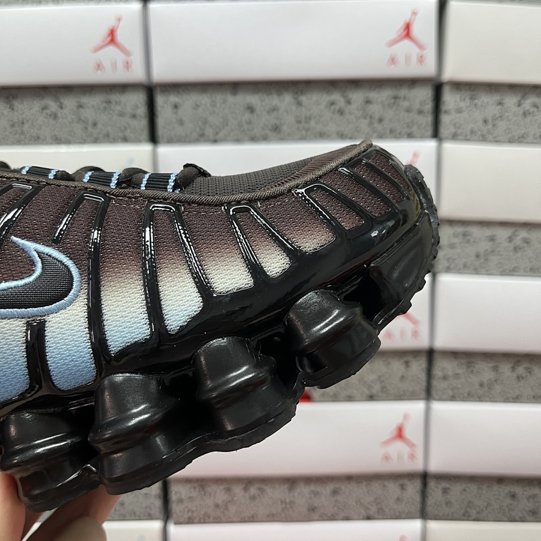 Nike Shox TL Velvet Brown Denim Turquoise - Image 6