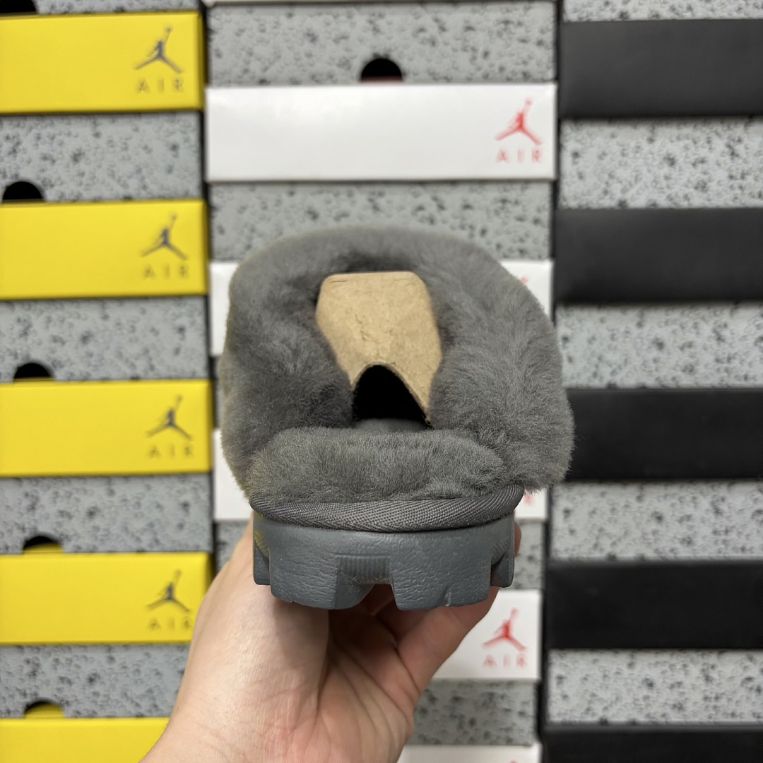 UGG Coquette Slipper Grey Thin Sole Star Slippers -5125 - Image 2