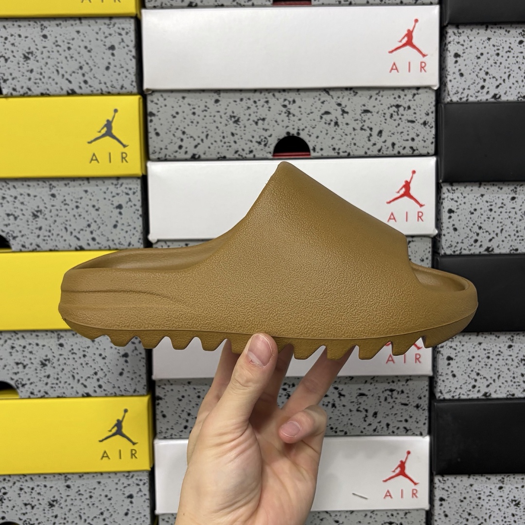Adidas Yeezy Slide Ochre Slides Military Brown (Matte) - Image 5