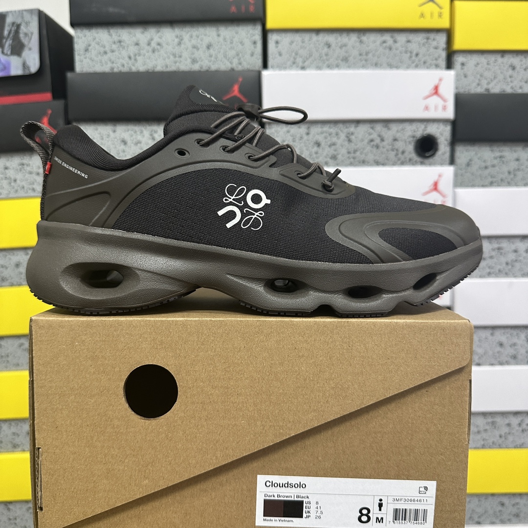 On Running Cloudsolo LOEWE (Dark Brown Black) - Image 12