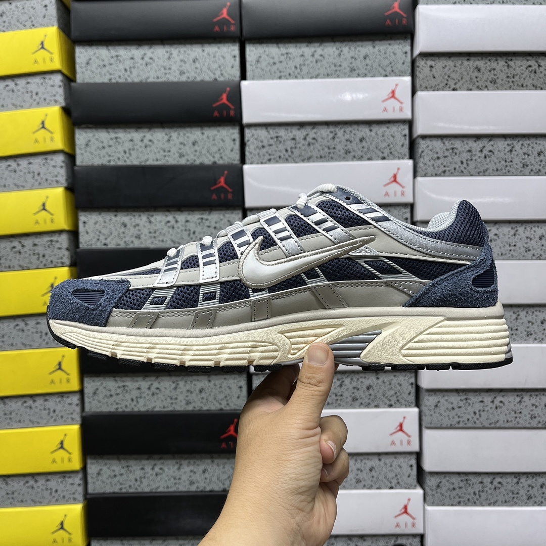 Nike P-6000 Thunder Blue Pale Ivory - Image 10