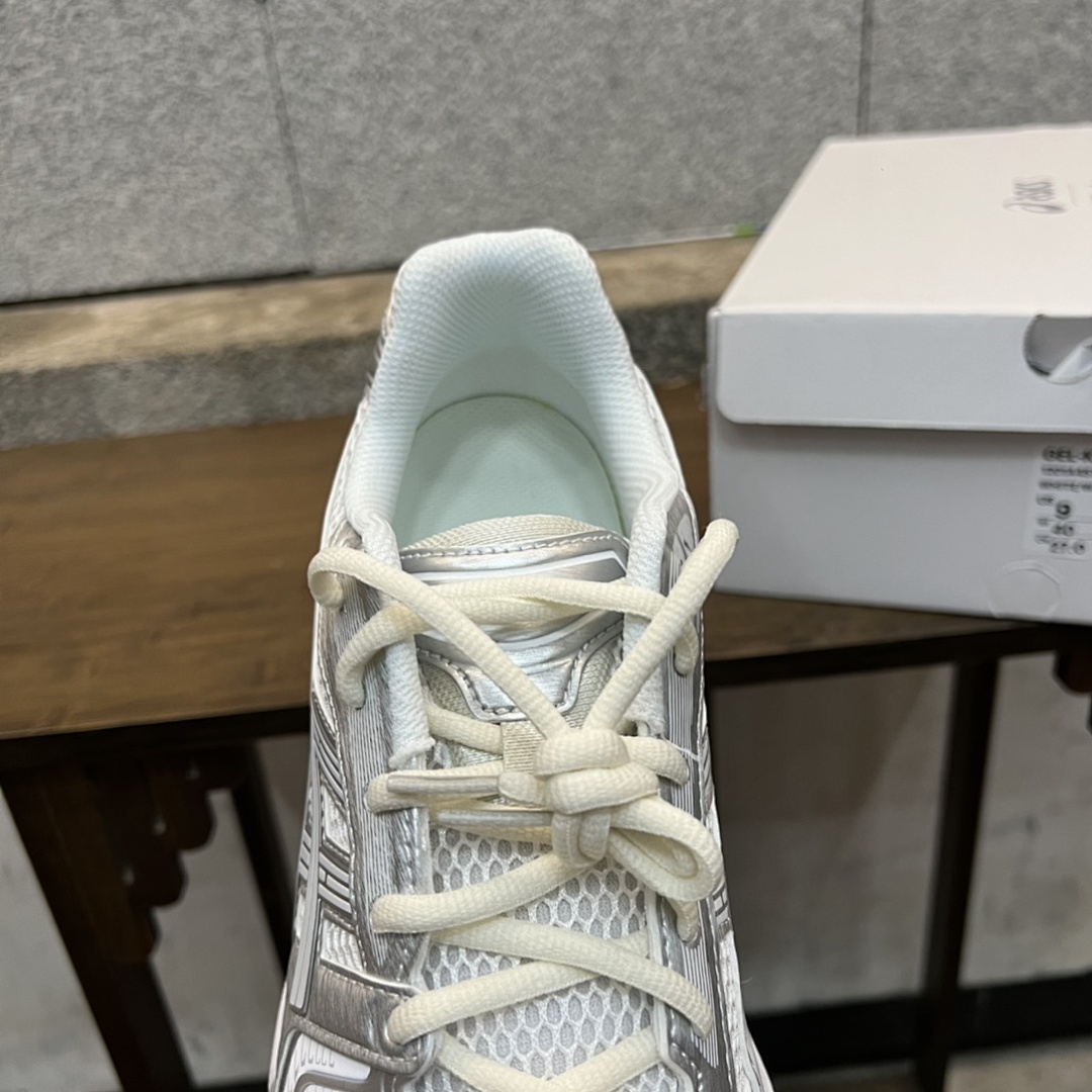 ASICS Gel-Kayano 14 JJJJound Silver White 1201A457-100 - Image 6