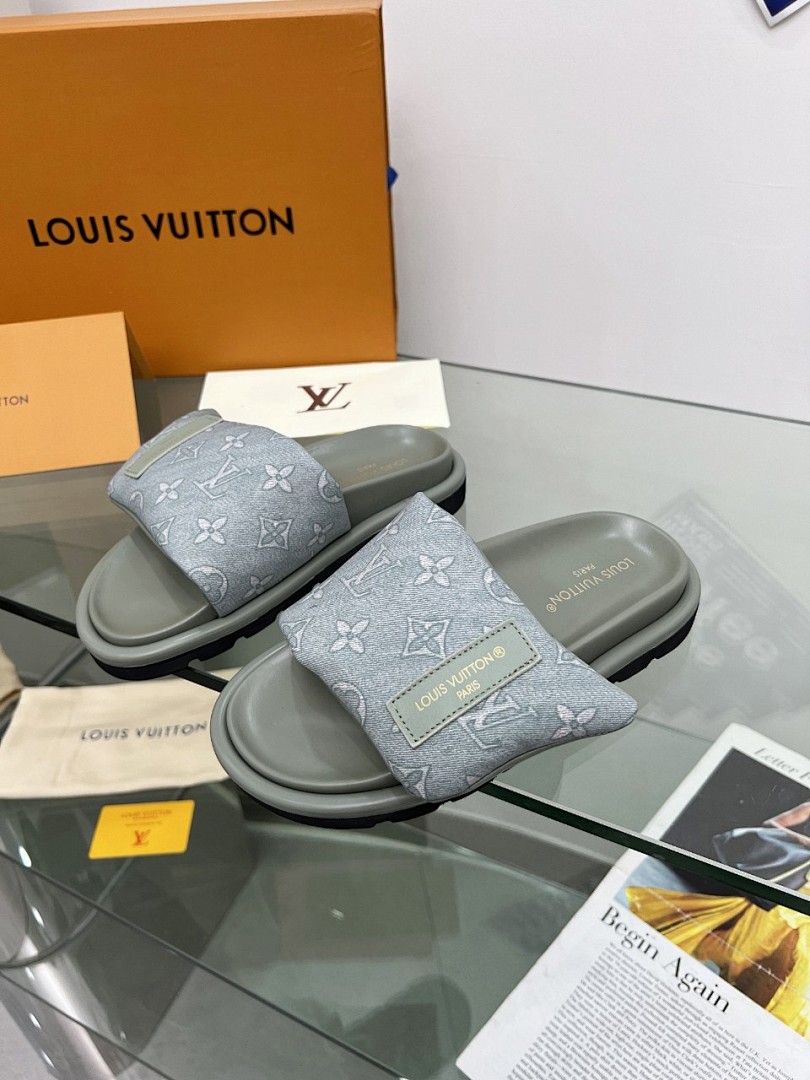 Louis Vuitton Velcro Slippers - Image 4