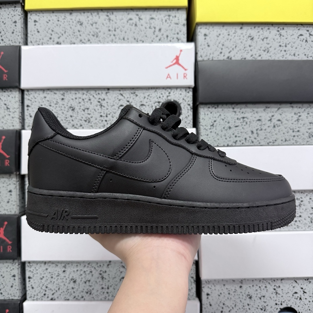 Nike Air Force 1 Low '07 (Black) - Image 10