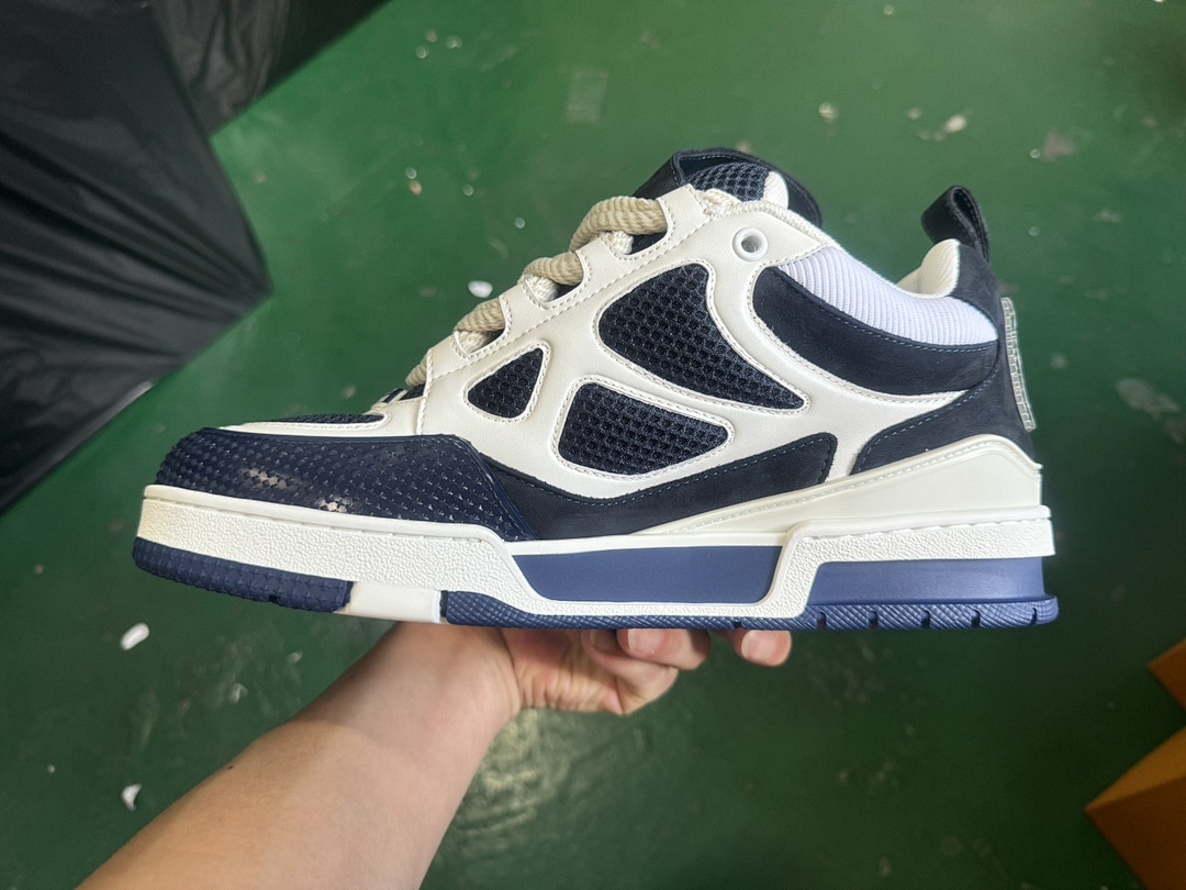 Louis Vuitton LV Skate Blue Sneakers - Image 8