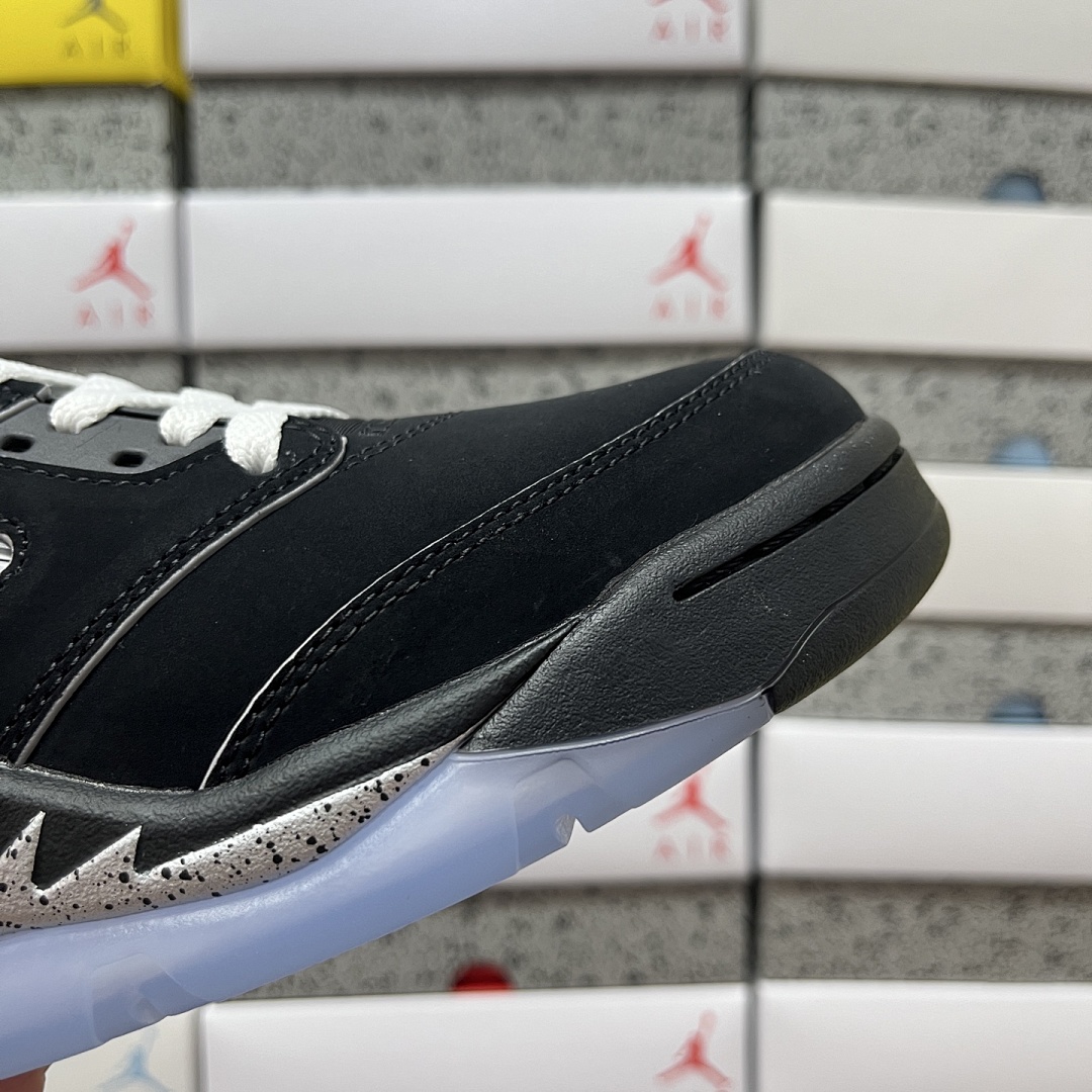 Nike Jordan 5 Retro OG Black Metallic Reimagined HF3975-001 (Silver) - Image 8