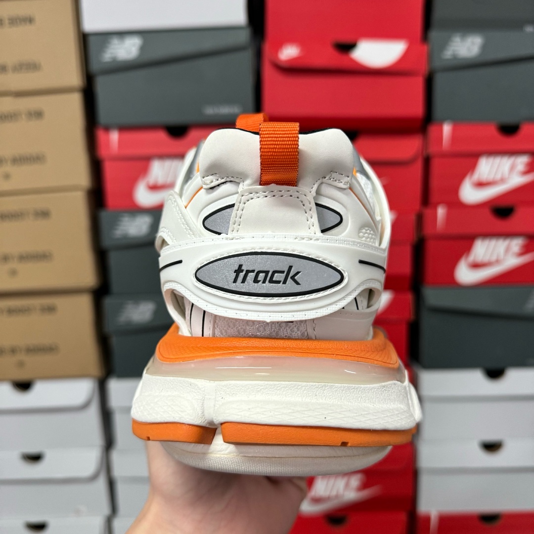 Balenciaga Track White Orange LED - Image 9