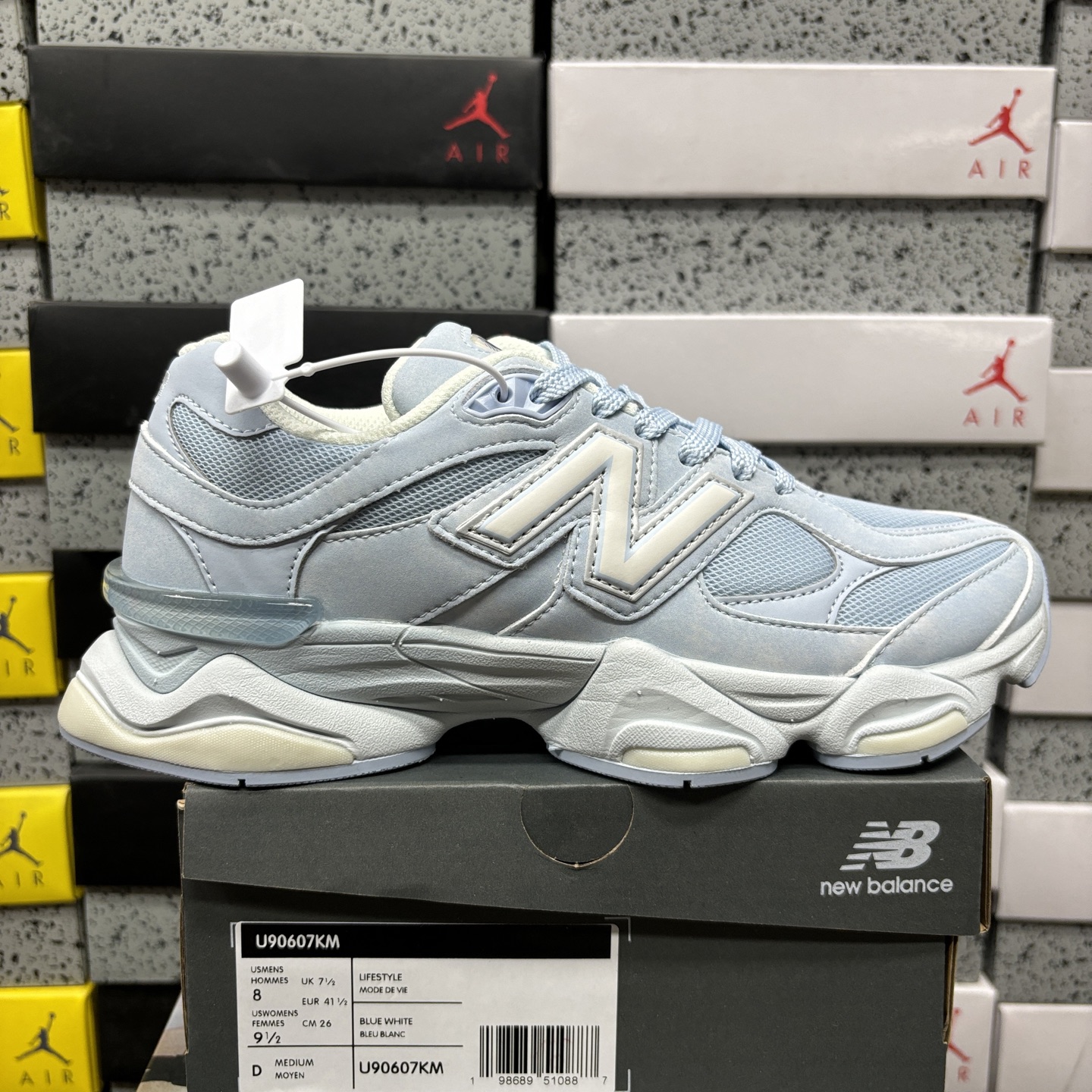 New Balance 9060 Sea Salt Oxford (Blue) - Image 10