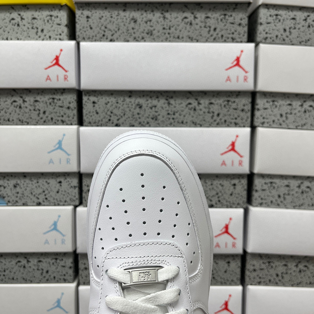 Nike Air Force 1 Low Supreme Comme Des Garcons Shirt CDG (White) - Image 8