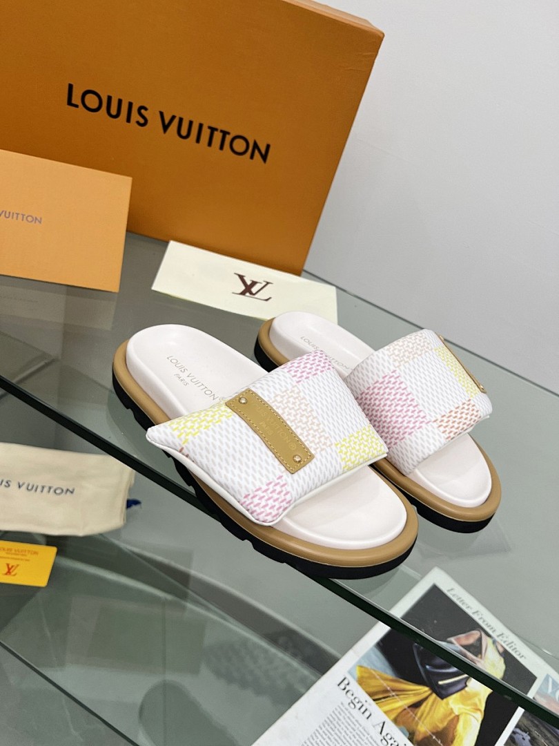 Louis Vuitton Velcro Slippers - Image 4