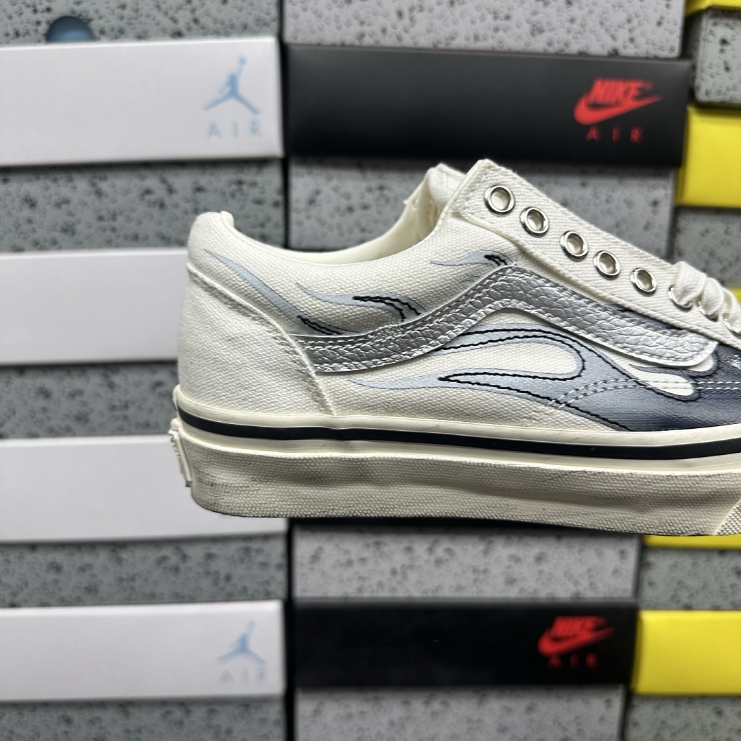 Vans LX Old Skool Archive Flame White V - Image 6