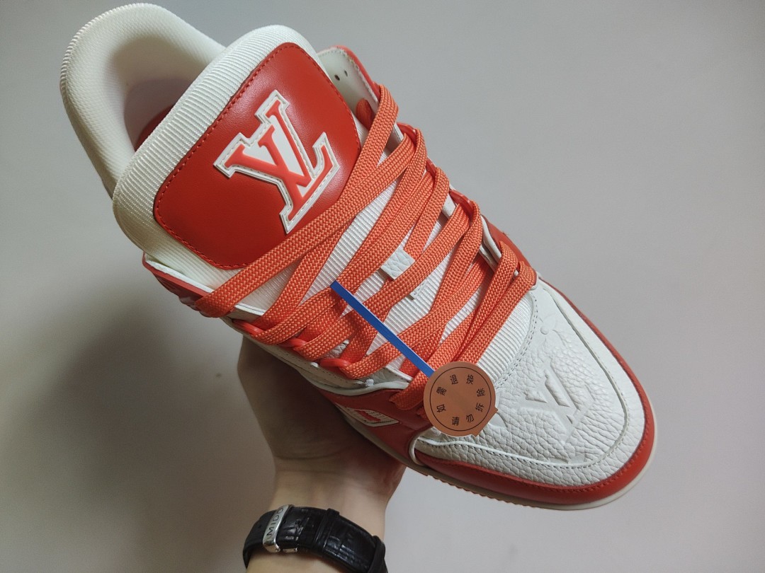 Louis Vuitton LV Trainer (Orange) - Image 6