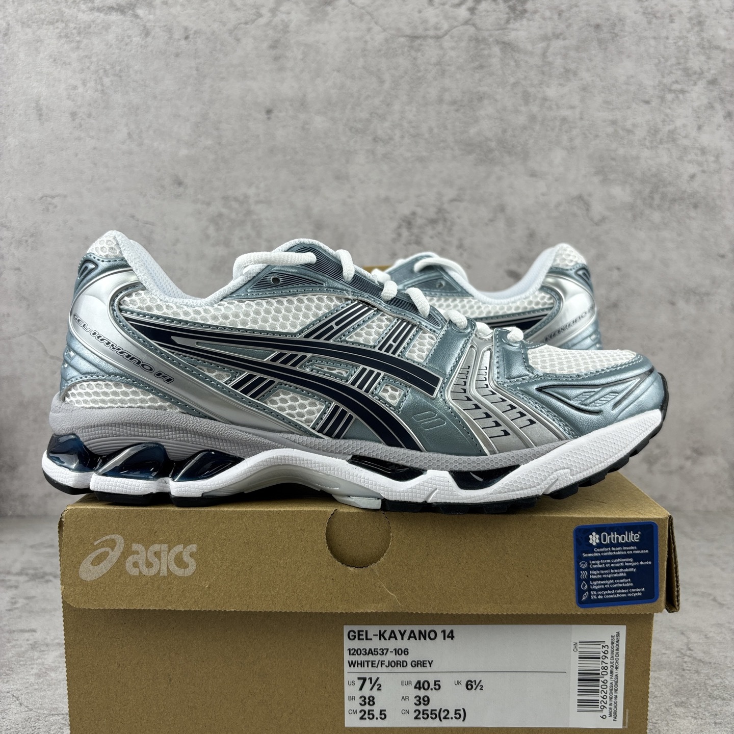 ASICS Gel-Kayano 14 White Fjord Grey 1203A537-106 - Image 10