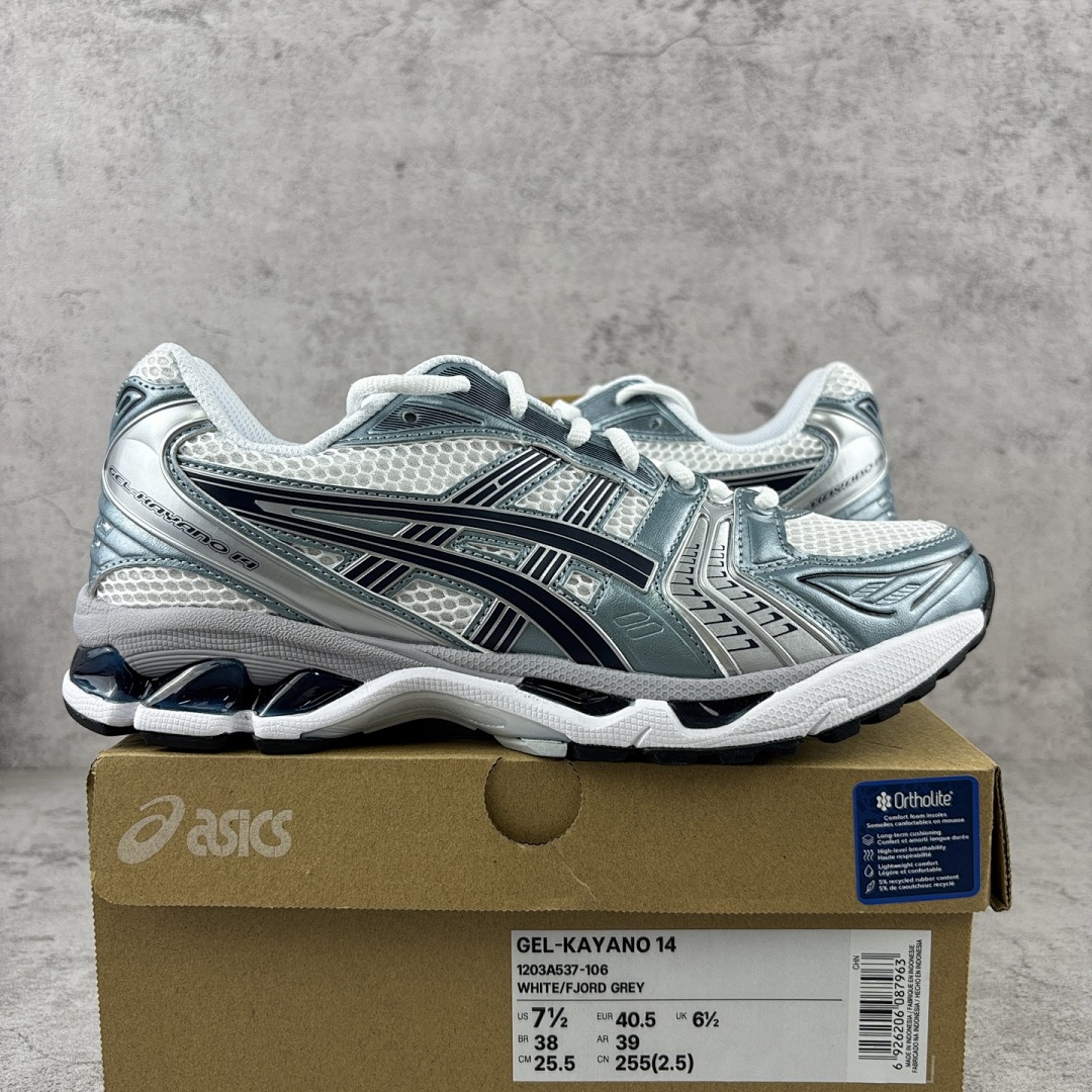 ASICS Gel-Kayano 14 White Fjord Grey 1203A537-106