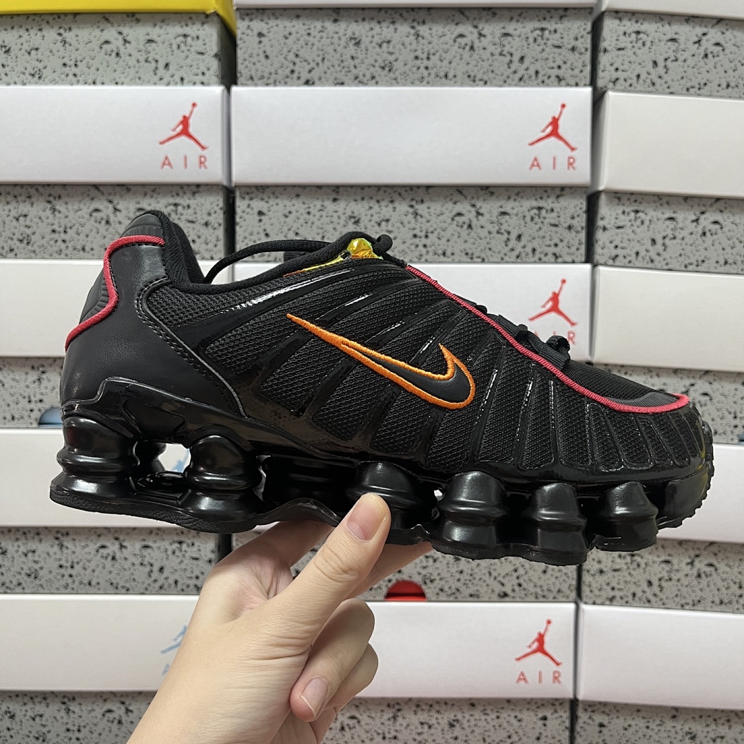 Nike Shox TL Black Magma (Orange) - Image 7