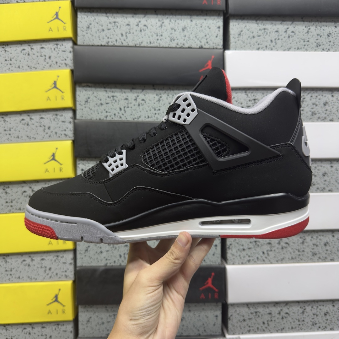 Nike Jordan 4 Retro OG (Bred) - Image 5