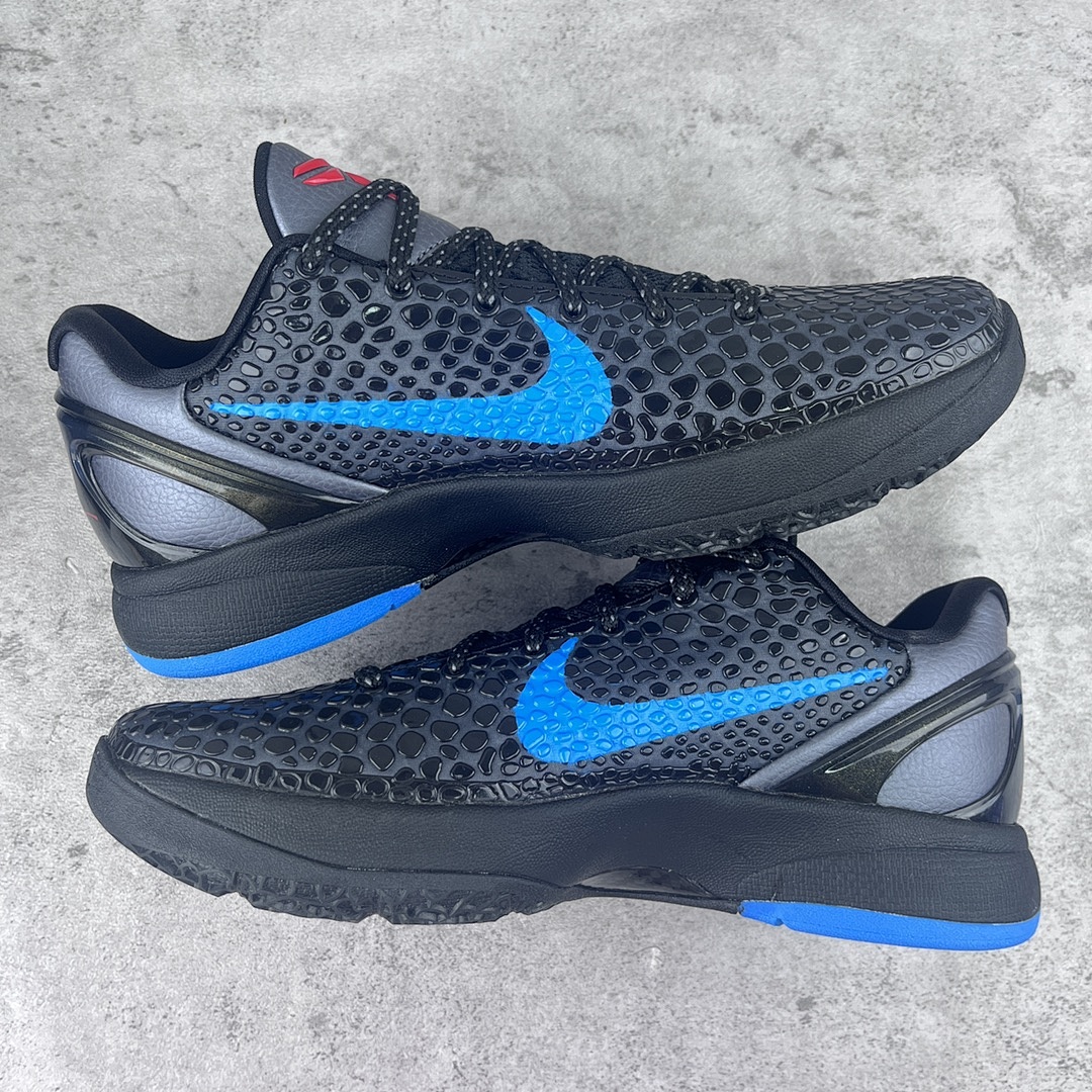 Nike Kobe 6 Dark Knight ZK6 (Black Blue) - Image 2