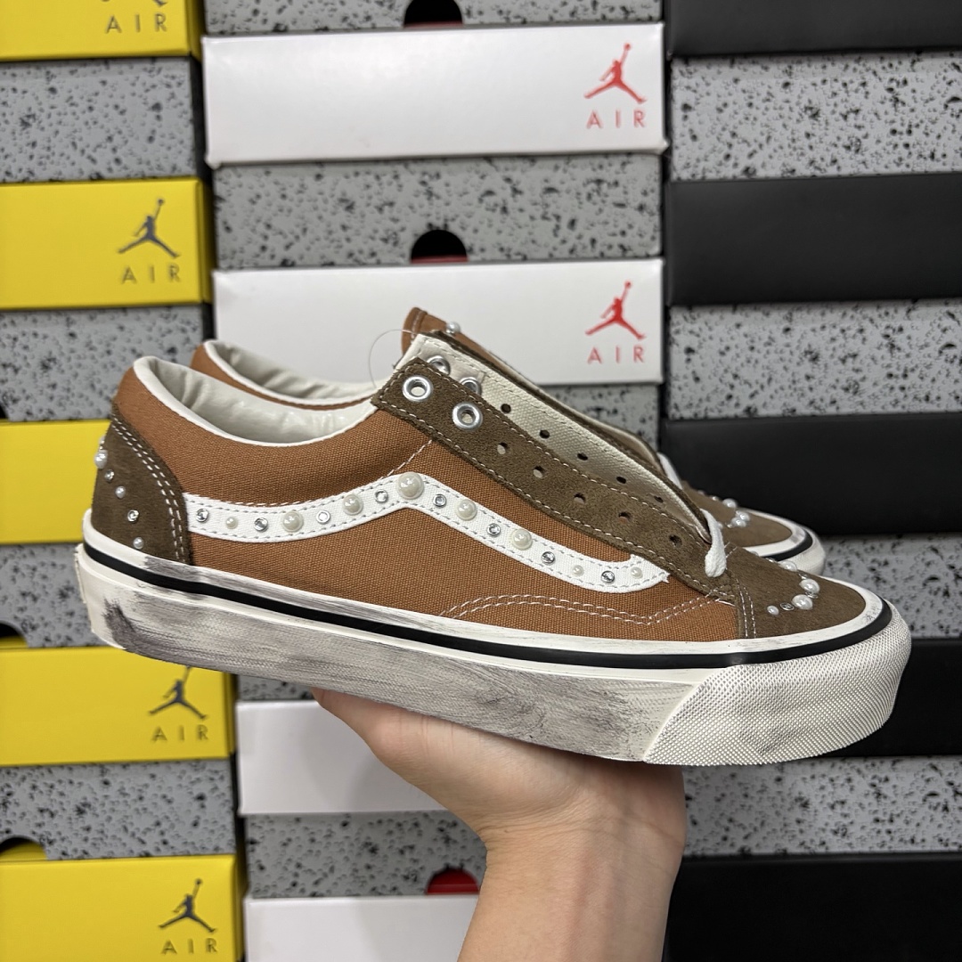 Vans LX Old Skool 36 Pearlized Pack Vintage Cocoa Brown V - Image 10