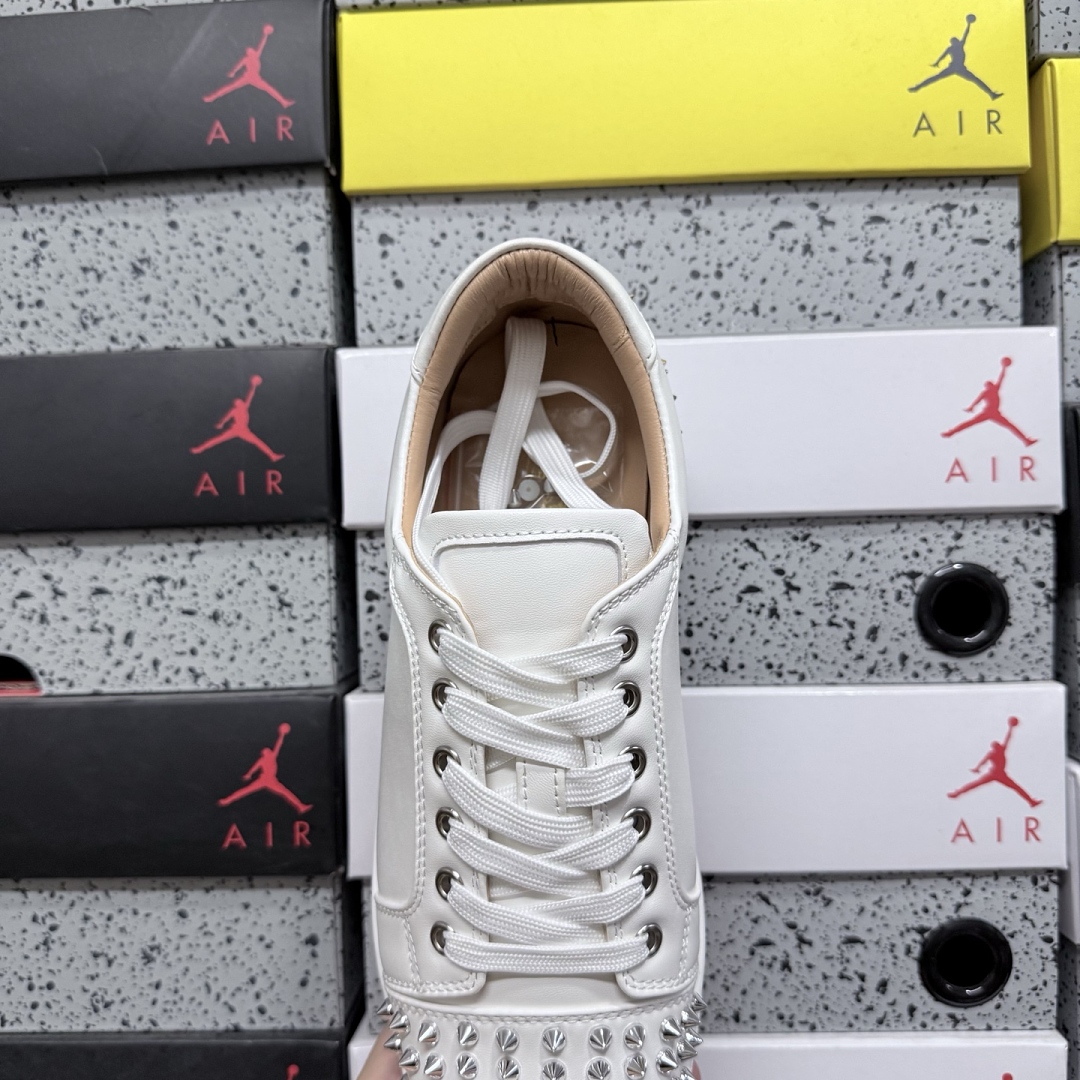 Christian Louboutin CL White Surface Stud - Image 9
