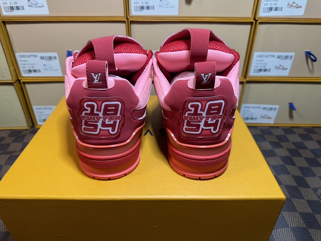 Louis Vuitton LV Skate Light Red Sneakers - Image 7