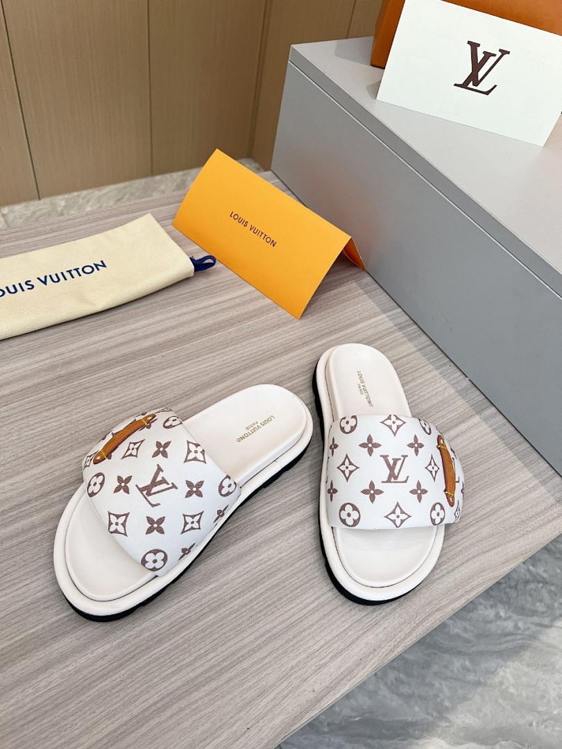 Louis Vuitton Velcro Slippers - Image 6