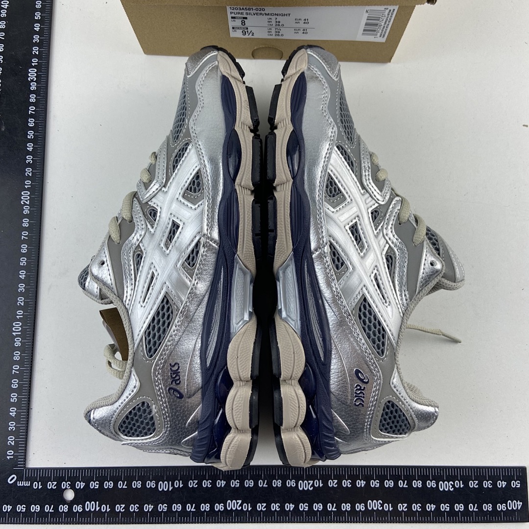 ASICS Gel-NYC Billy's Pure Silver Midnight NYC - Image 8