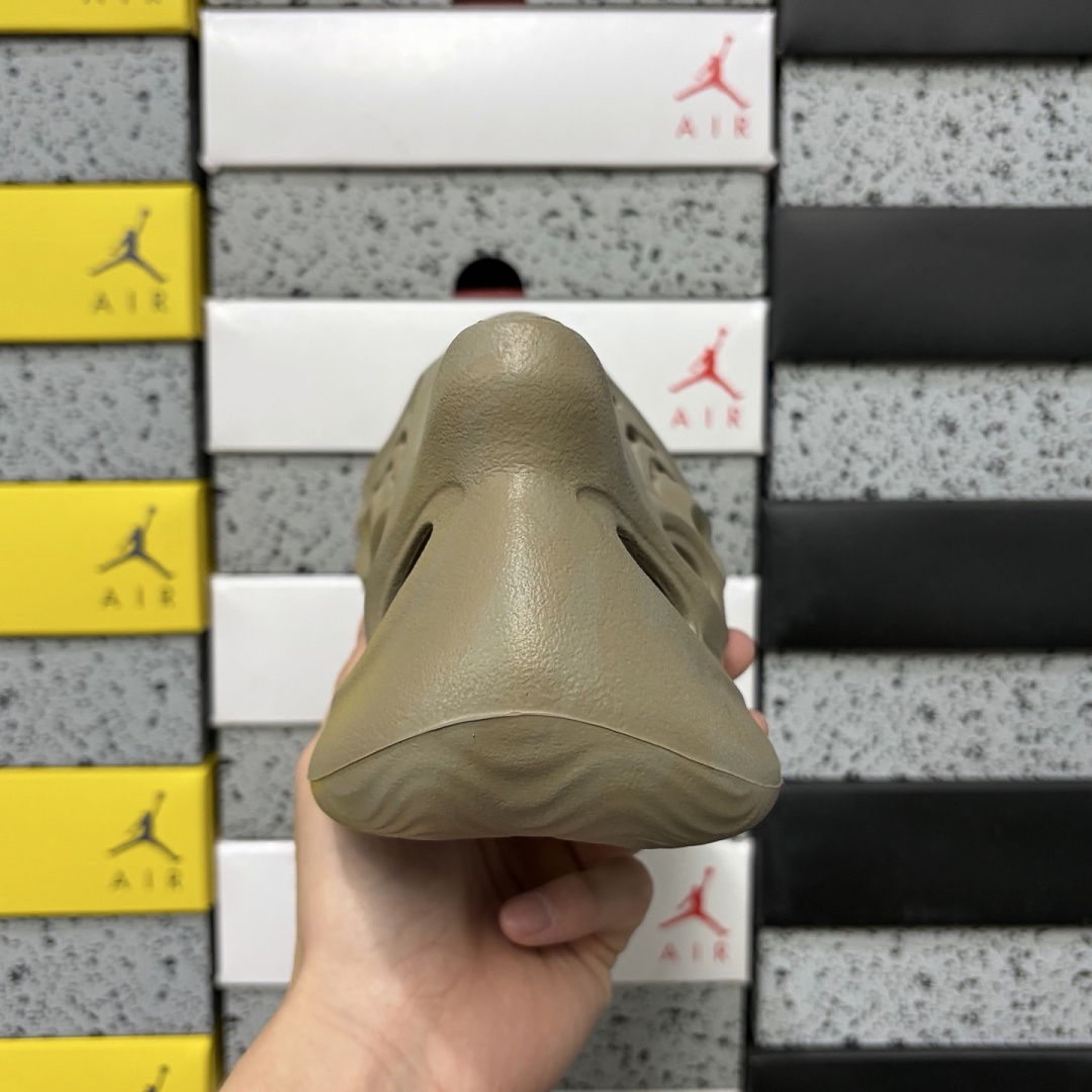 Adidas Yeezy Foam RNNR Stone Sage Clogs - Image 9