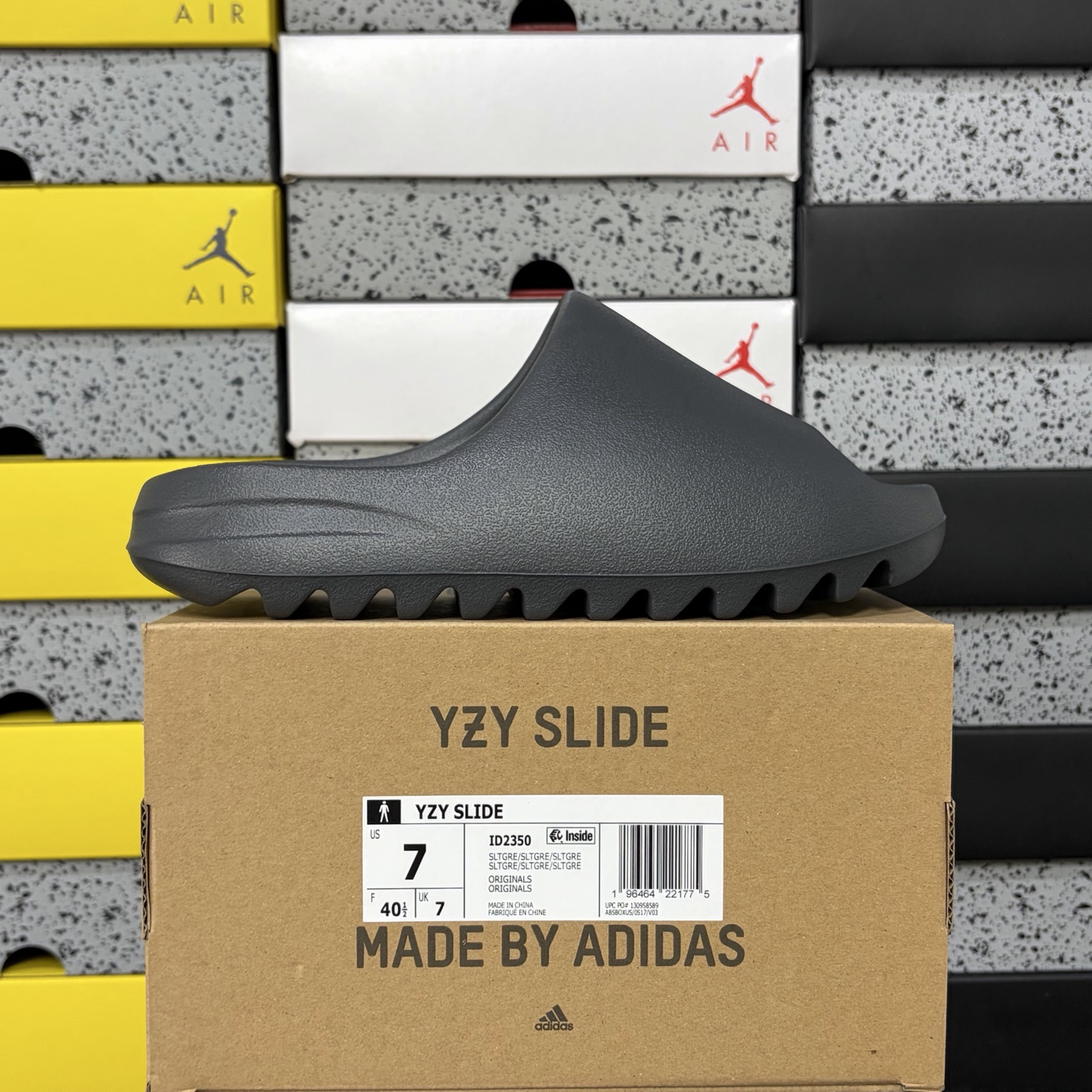 Adidas Yeezy Slide Slate Grey Slides (Matte) - Image 10