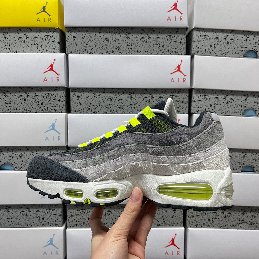 Nike Air Max 95 OG Reverse Gradient Neon HM4738-001 (Grey White Green) - Image 4