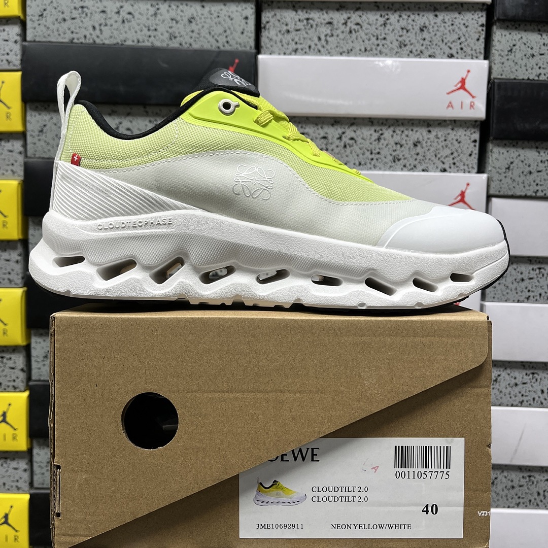 On Running Cloudtilt 2 LOEWE (Neon Yellow White)