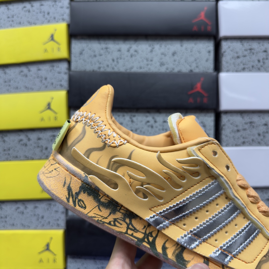 Adidas Superstar Hellstar Hazy (Orange) - Image 2
