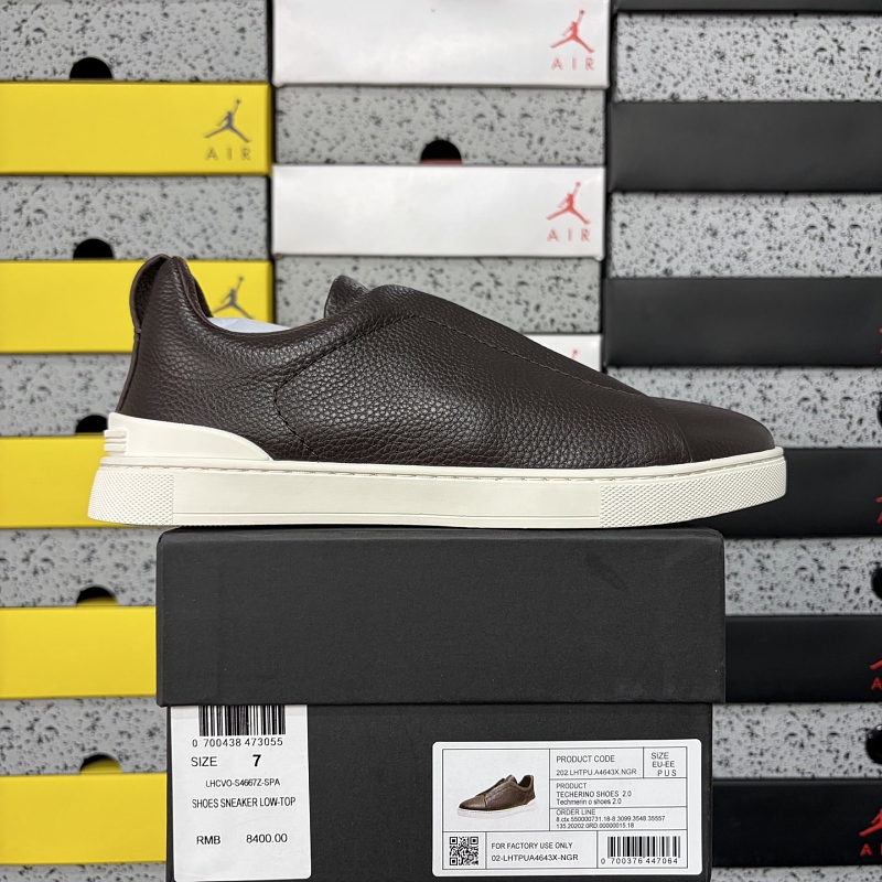 Zegna Deerskin Triple Stitch (Coffee)