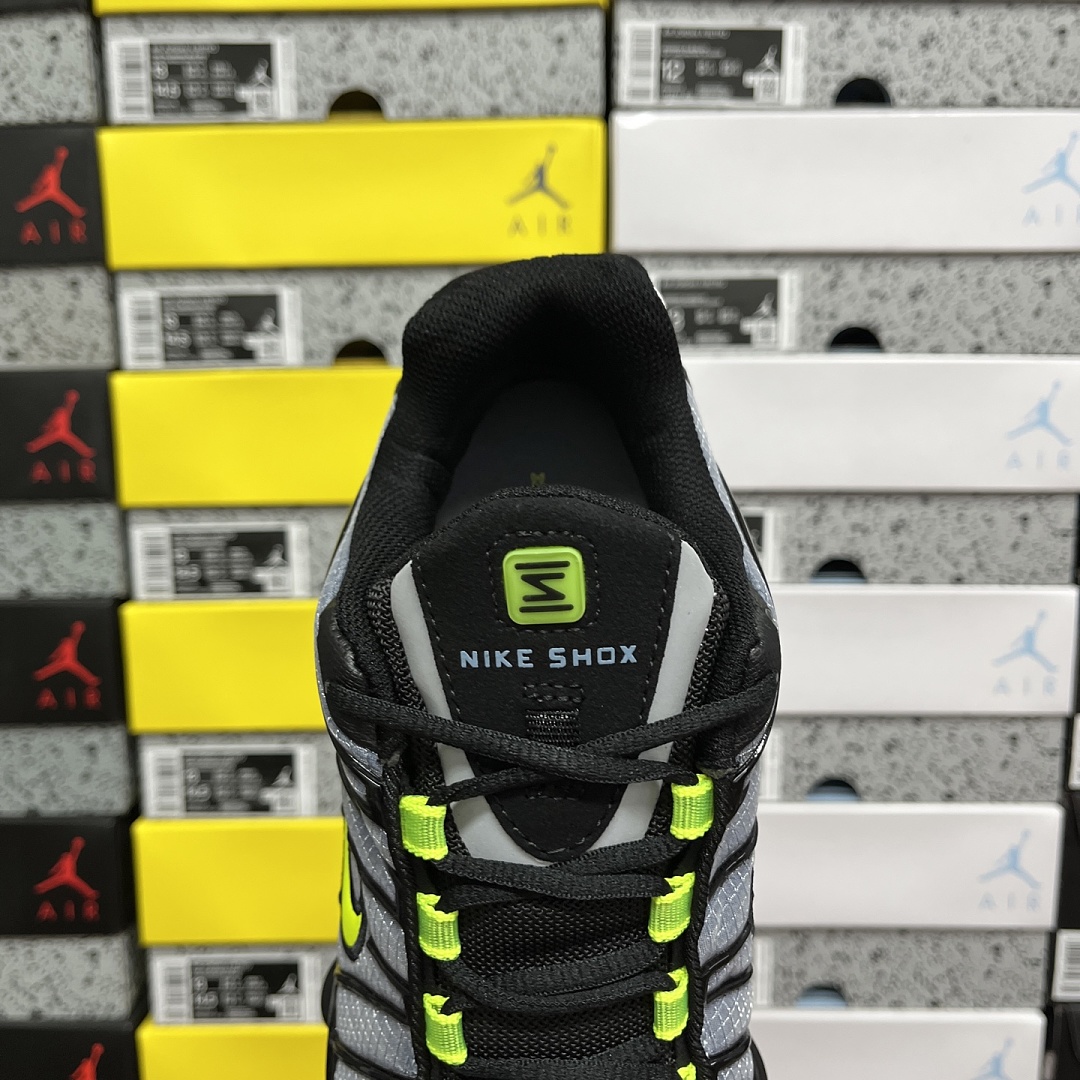 Nike Shox TL Wolf Grey Lime Blast - Image 5