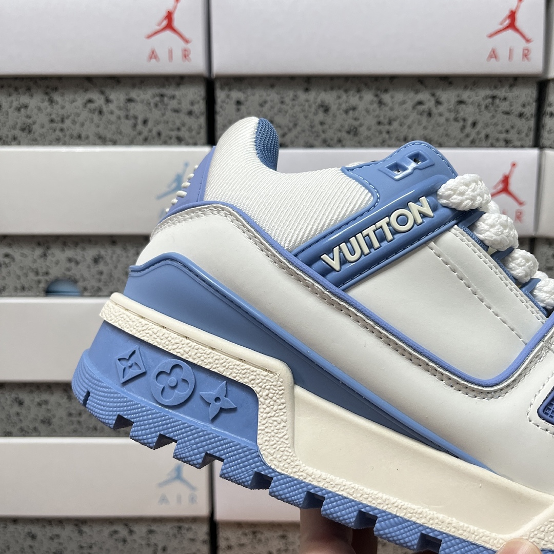 Louis Vuitton Trainer Maxi (White Blue) - Image 5