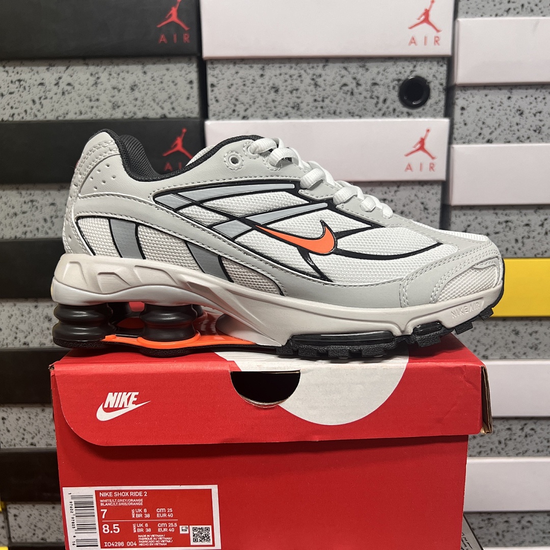 Nike Shox Ride 2 Light Smoke Grey Total (Orange)
