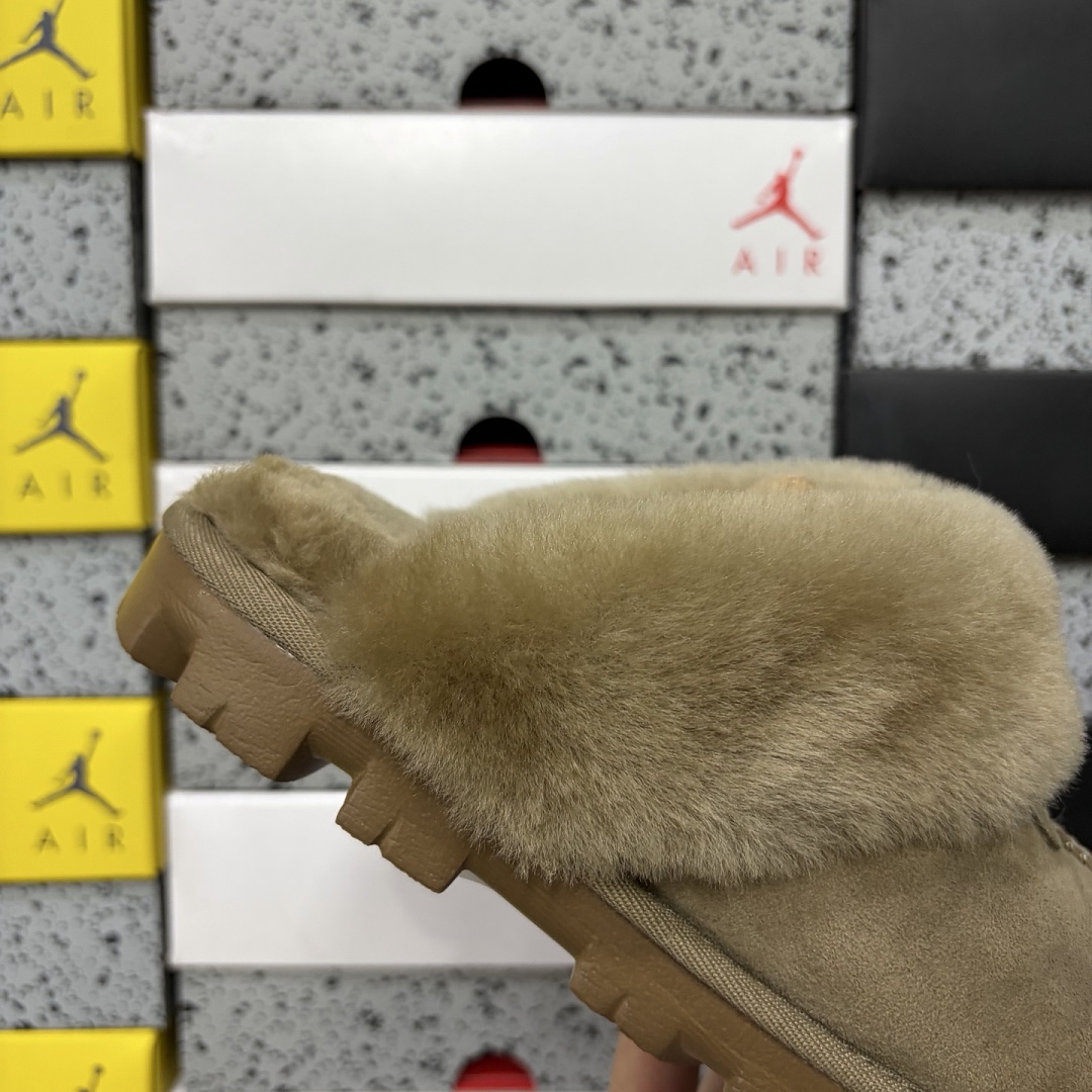 UGG Coquette Slipper Burnt Olive Thin Sole Star Brown -5125 - Image 2