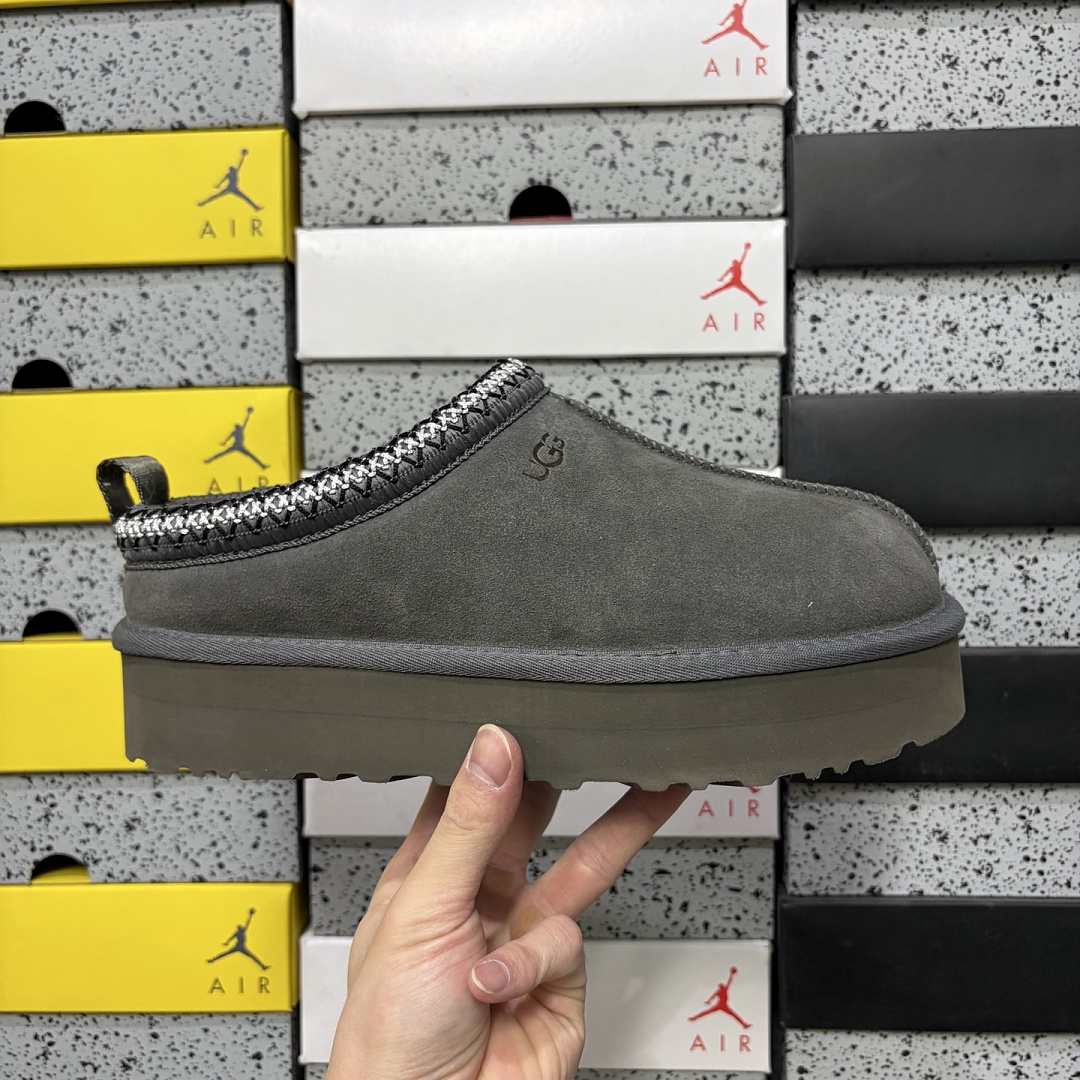 UGG Tazz Thick Sole Loafers / Ethnic Grey -2553 - Image 5