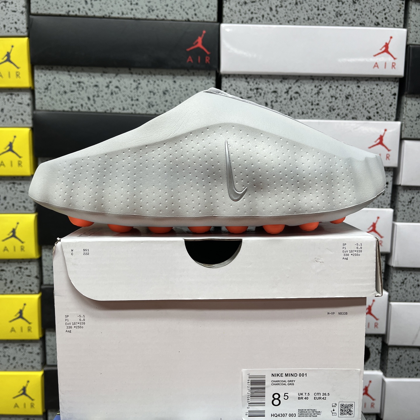Nike Mind 001 Slide Light Smoke Grey HQ4307-003 - Image 10