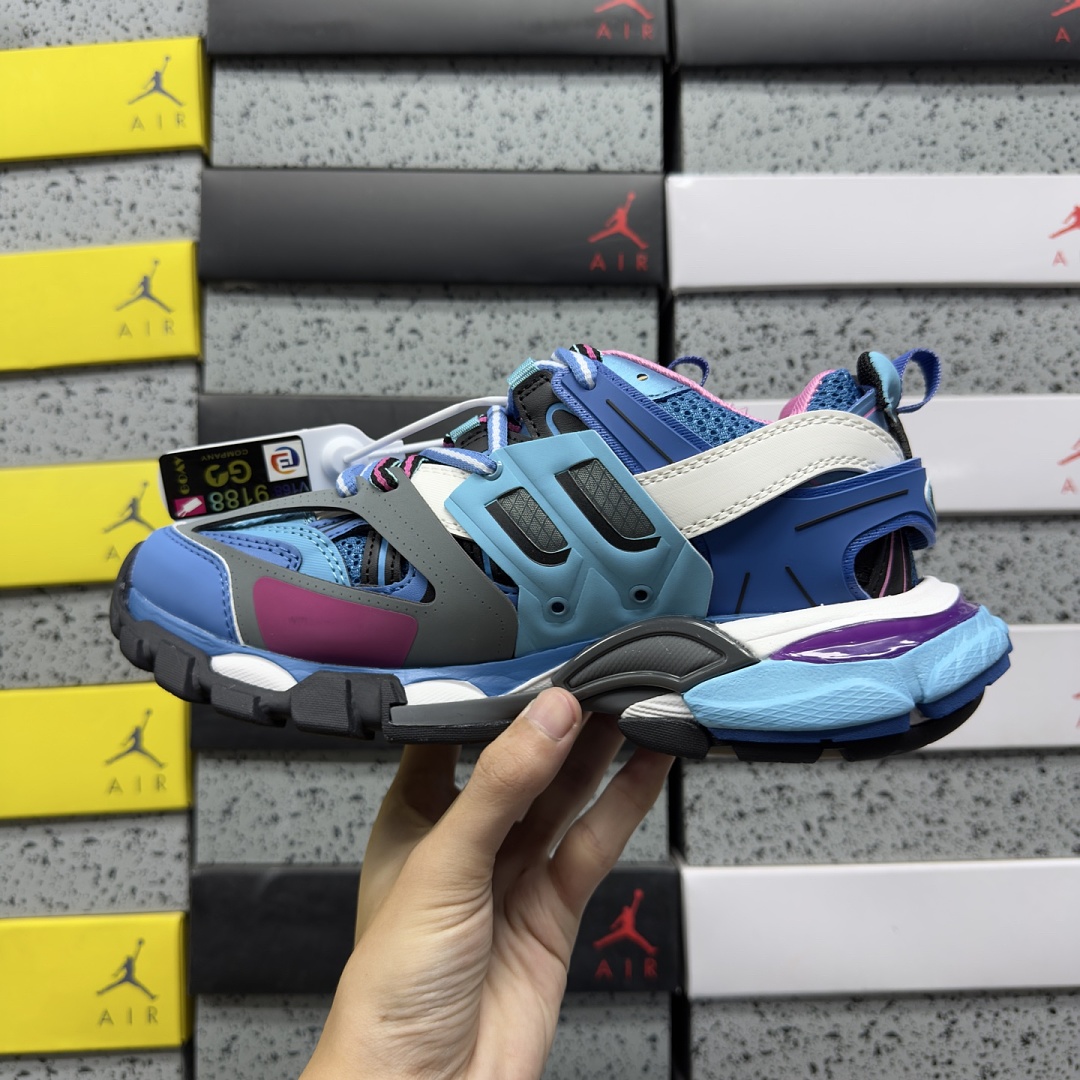 Balenciaga BLCG Track 4162 (Blue Purple) - Image 6