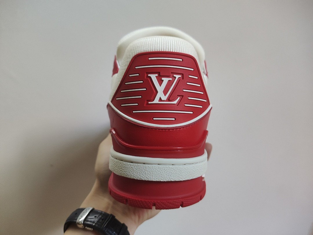 Louis Vuitton LV Trainer (Red White) - Image 5