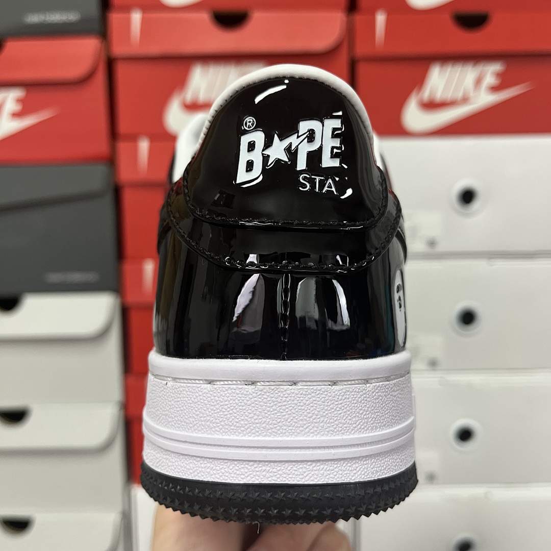 Bape A Bathing Ape Bape Sta Low (Black) - Image 6
