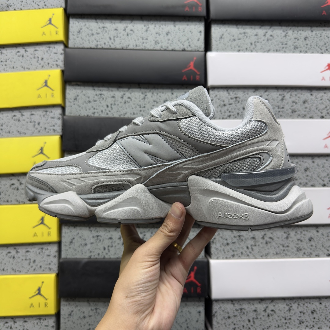 New Balance 9060 Pearl Grey Linen - Image 7