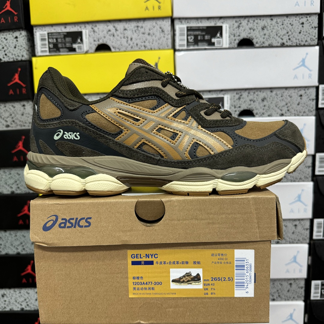 ASICS Gel-NYC Brown Storm Tan Presidio - Image 3