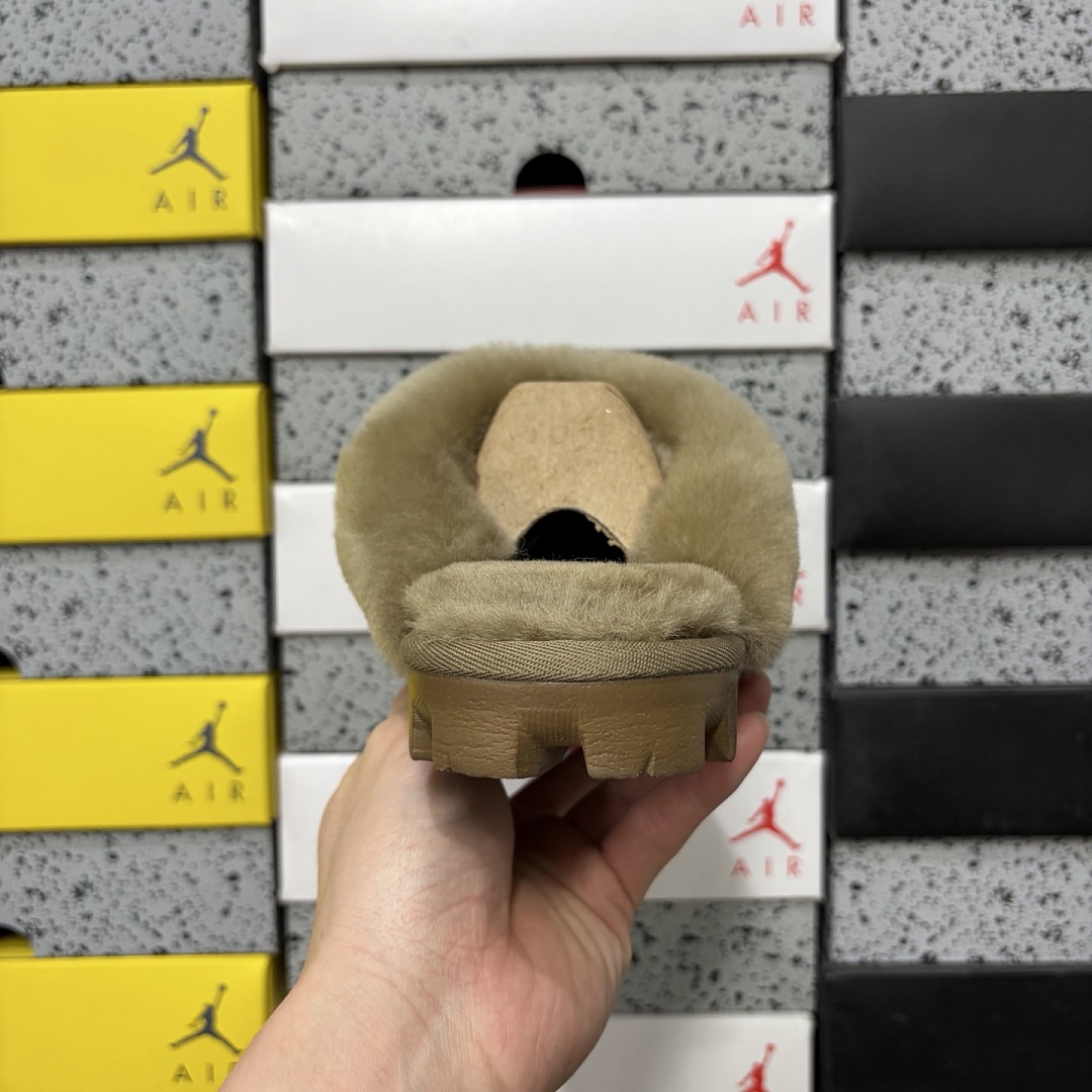 UGG Coquette Slipper Burnt Olive Thin Sole Star Brown -5125 - Image 4