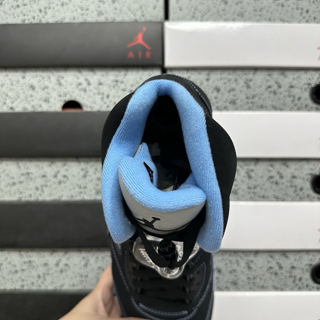 Nike Black University Blue 5 New (Silver) - Image 4