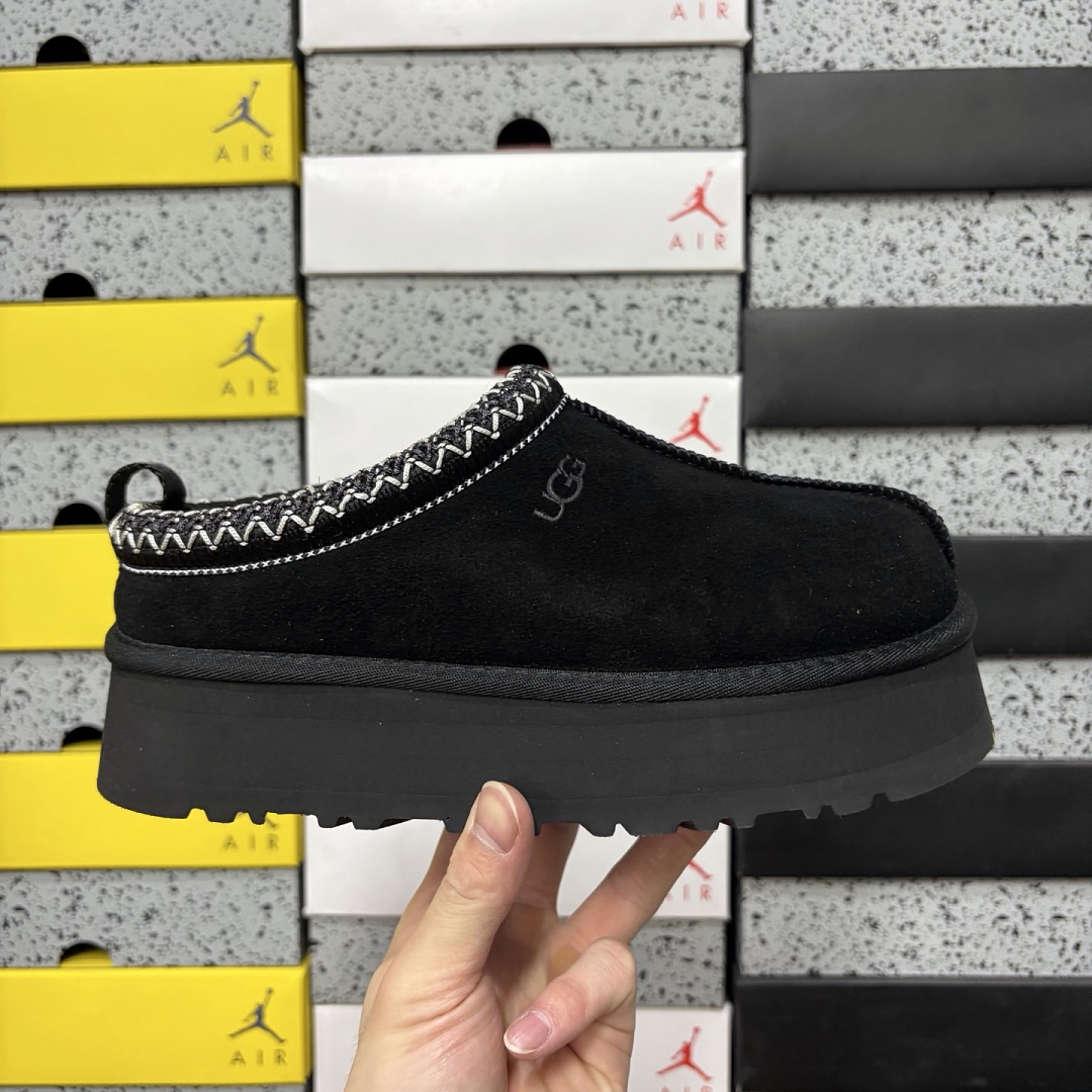 UGG Tazz Thick Sole Loafers / Ethnic Black -2553 - Image 9