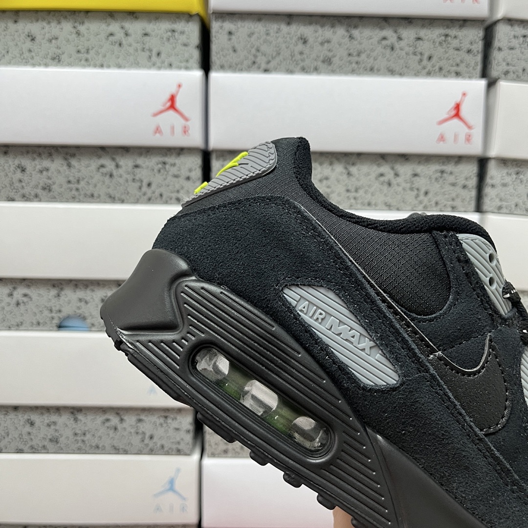 Nike Air Max 90 Black Volt Cool Grey FQ2377-001 - Image 9